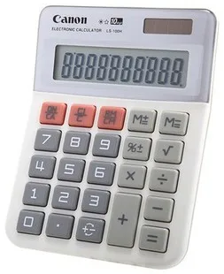Canon калькулятор 10-значный LS-100H солнечная батарея двойной компьютер телефон