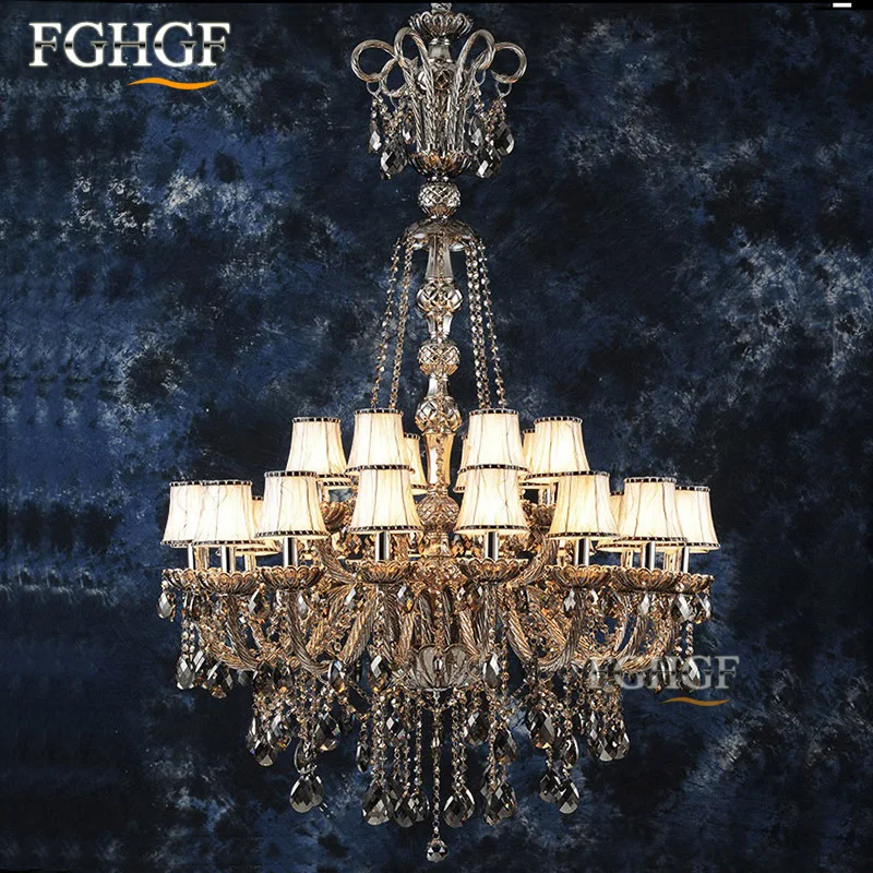 Modern Crystal Chandelier Light Luxury Chandeliers Lamp Clear Color Candle Lighting Lustre E14 E12 for living room Bedroom Hotel (5)