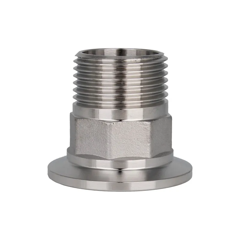 SS304 BSPT 3/4 дюйма из нержавеющей стали с наружной резьбой X 11/2 тройной зажим