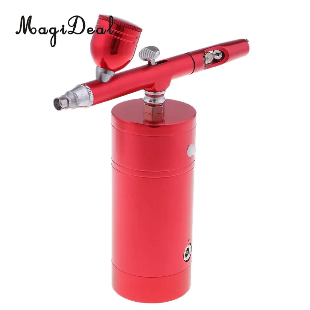 2 Charge Type Airbrush Tool Dual Action Gravity Feed 0.3mm Nozzle Spray Airbrush Nail Art Paint Tattoo Tool Air Compressor Kit