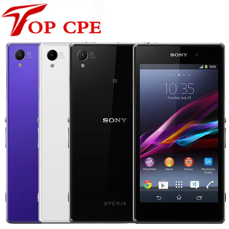 sony Xperia Z1 L39H C6903 GSM 4G Android четырехъядерный 2 Гб ОЗУ 16 Гб памяти 5," сенсорный экран 20MP 1080P wifi мобильный телефон