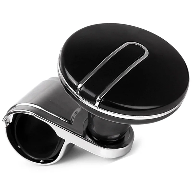 1pcs Universal Car Truck Steering Wheel Spinner Power Handle Knob Ball Black