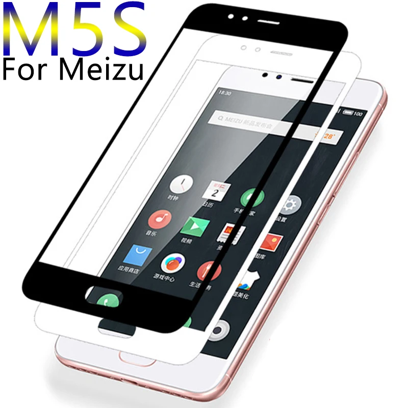 

Protective Glass Case For Meizu Maisie m5s Tempered Glas On Meizy Maizu m5 m 5s 5 s Screen Full Cover Phone Cases 32gb Films 9H