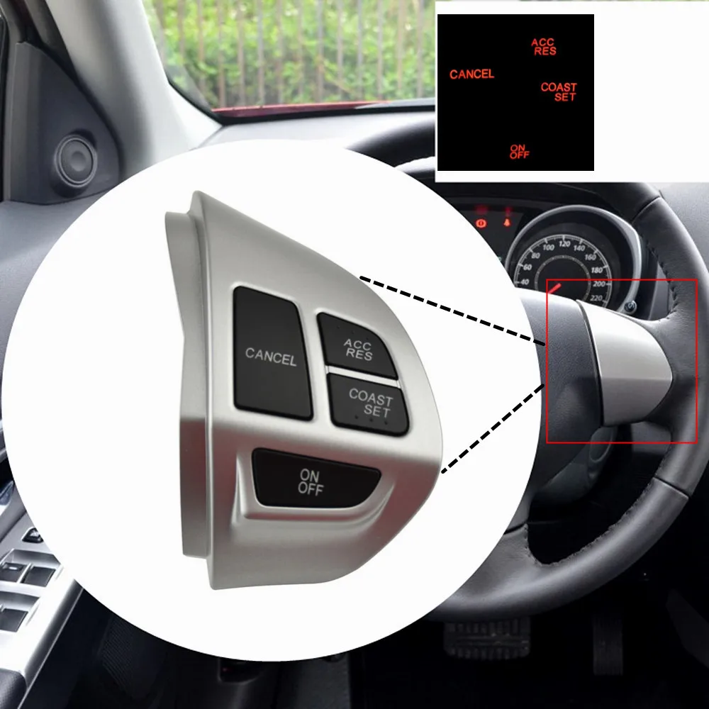 

Steering Wheel Buttons For Mitsubishi Outlander XL (CW) 2006-2012 Cruise Controller Button switch Only Right Side