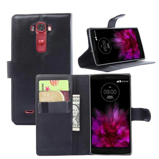 Book Style Wallet Litchi Leather Flip Case Cover Pouch For LG G Flex 2 F510L 4G With stand card slot holder 9 color |