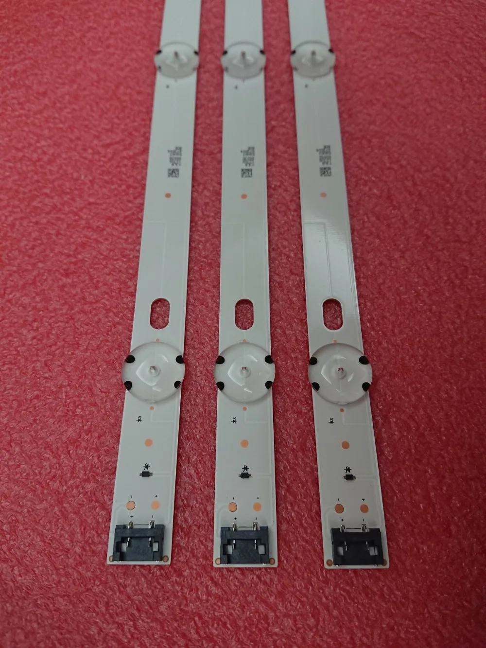 Новинка 3 шт. 7LEs 83 см Светодиодная лента для LG 43UJ65_UHD_A/B 43UK6300PLB LC43490060A WOOREE 43 дюймов