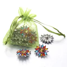 10 шт./лот милые нейлон 18 мм металла оснастки Пуговицы сумки DIY щелкает ювелирных изделий Женская мода Сумка одно направление женщины