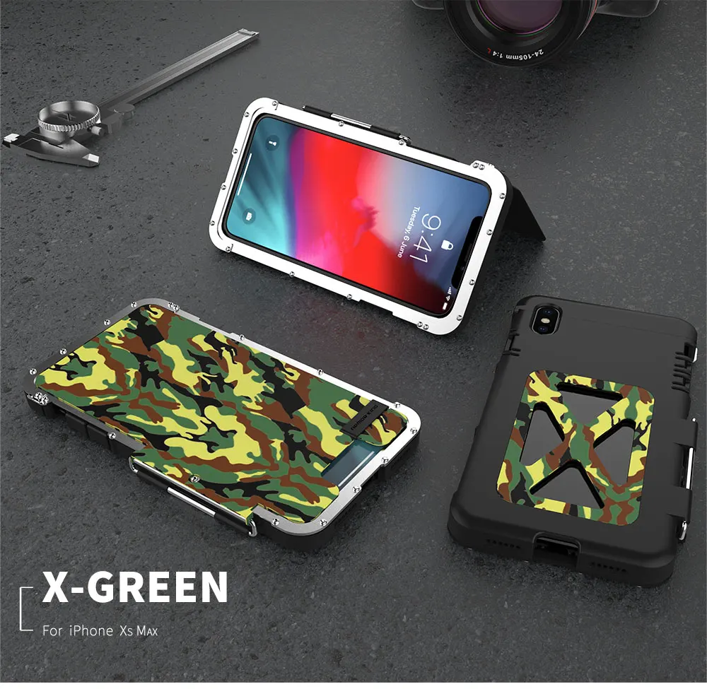 Homem de Ferro para Iphone Móvel para Iphone R-just Original Armadura Inoxidável xs Flip Telefone Case Metal Max xr x Rei Aço 22 caso metal móvel para iphone xs max xr x telefone caso