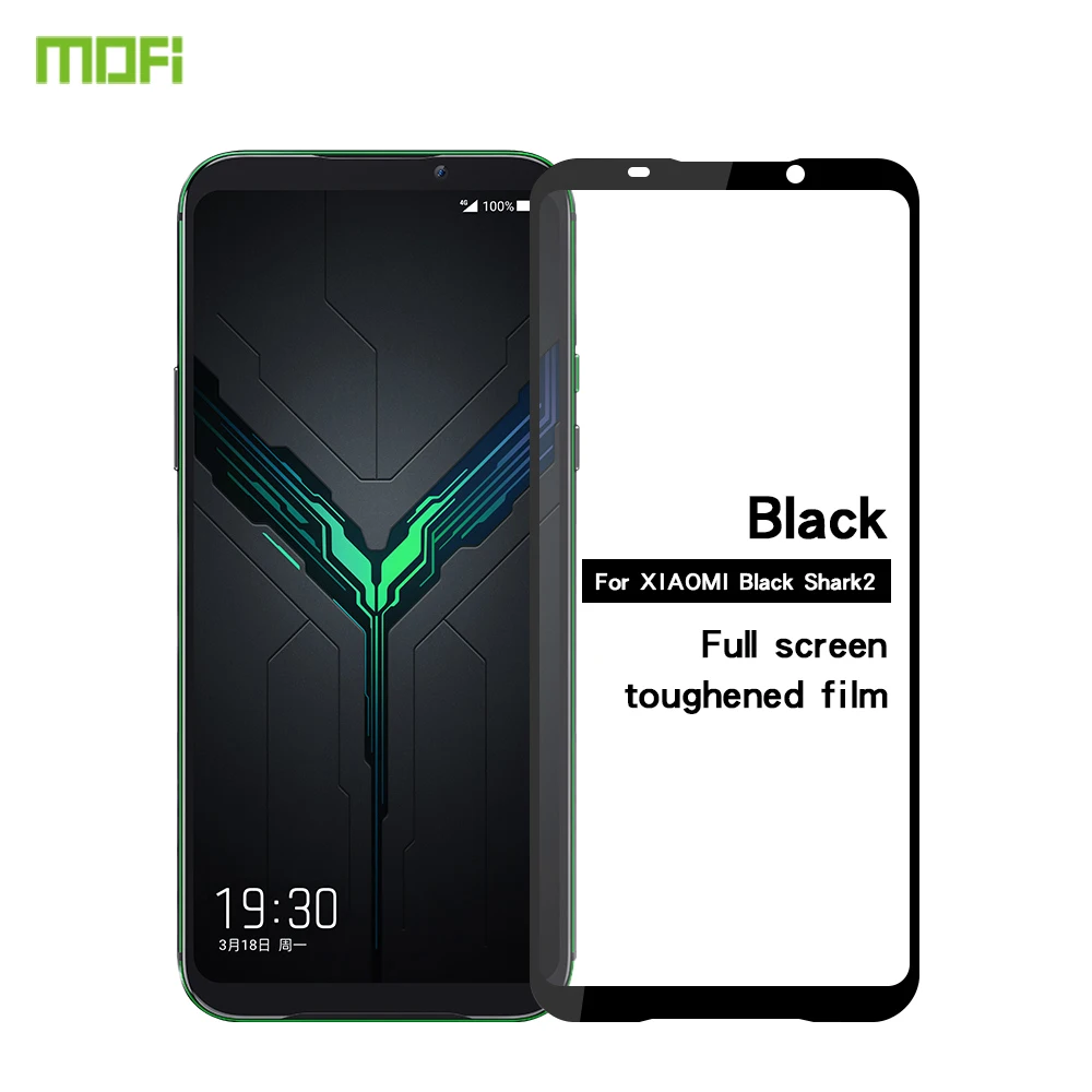 

For Xiaomi Black Shark 2 Tempered Glass MOFI Full Screen Coverage Tempered Glass Screen Protector Flim For Xiaomi Black Shark 2