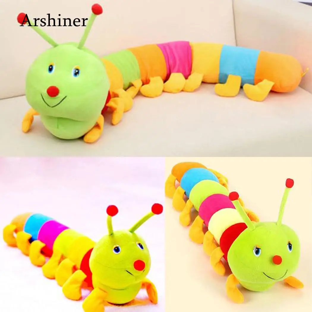 

1pc Colorful Caterpillars Plush Kids Toys For Children 50cm Soft Plush Hold Pillow Doll Boys Girls Toy Peluche Cushion New Gifts