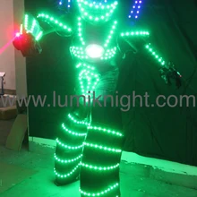 Костюм робота со светодиодами/Давид Guetta костюм робота из светодиодов/освещенный робот криомен/одежда со светодиодами светящиеся костюмы