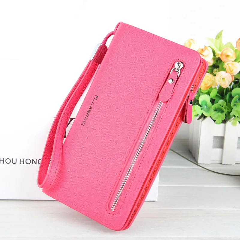 Women Wallets Leather Purse Long Zipper Casual Clutch Wallet Wristlet Portefeuille Carteira Feminina Monedero Solid Black Colors Women Wallets Leather Purse Long Zipper Casual Clutch Wallet Wristlet Portefeuille Carteira Feminina Monedero Solid Black Colors