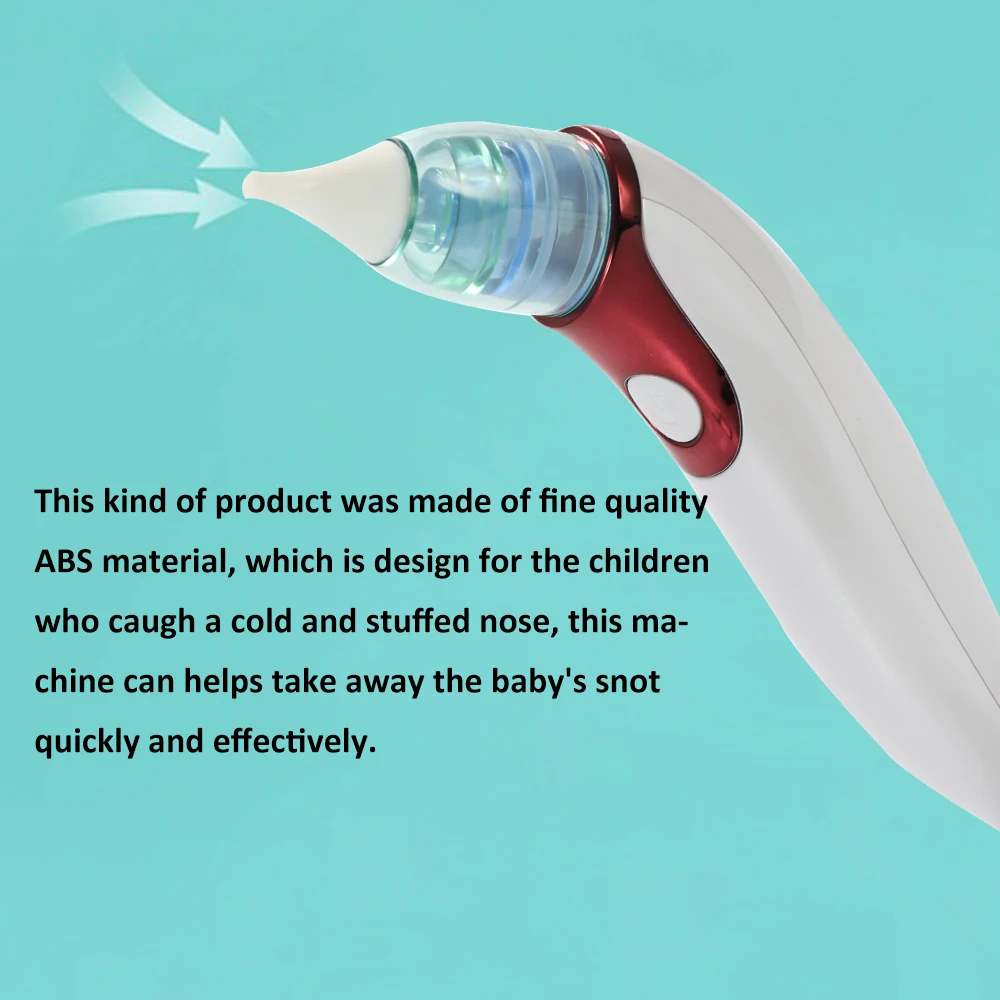 

Nasal Aspirator Electric Baby Safe Hygienic Nose Snot Cleaner Suction Snivel Cleaning Tool For Newborns both Girls and Boys