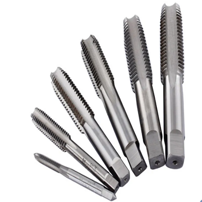 Hand Tap HSS Screw Thread T Type Machine M3/M4/M5/M6/M8 Metric Plug Hand Taps Drill Hand Tools Straight Fluted Threading Tool