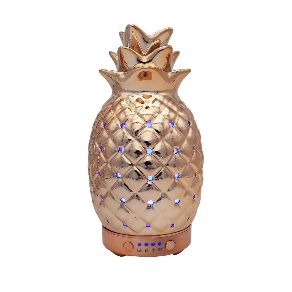 

100ml Essential Oil Diffuser 7 Color Ceramic Humidifier 4 Timers Visiable Cool Mist Maker Whisper-Quiet Operate For Baby nursery