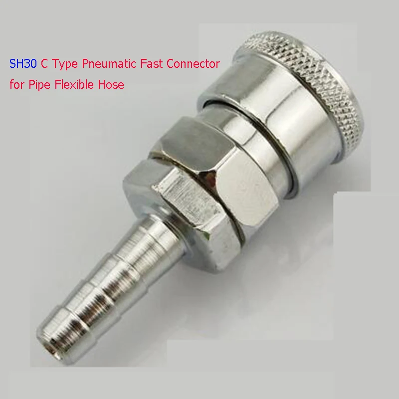 

New Arrival 5pcs/Lot SH30 C Type Pneumatic Fast Connector for Pipe Flexible Hose