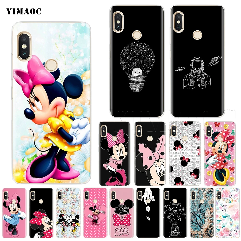 

YIMAOC Minnie Mouse Case for Xiaomi Redmi Mi Note MAX 3 6a 7 8 9se mix 2s a1 a2 Lite mi6 mi8 se for pocophone f1