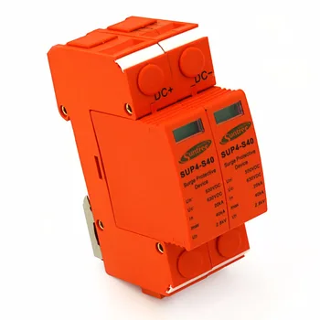 

SSPD Surge Protector DC 500V 20KA/2P Under Voltage Over Voltage Protector for PV System II Classified Test 2P Pole High Quality