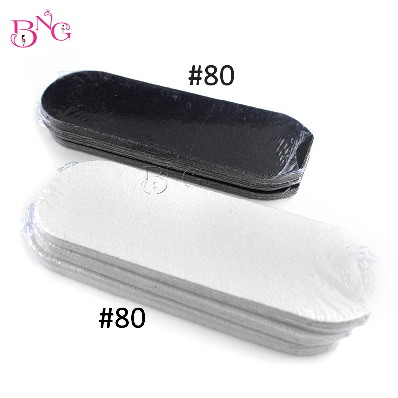 

BNG 40pcs #80 Removable Foot Rasp 13.3*4.2cm White Sanding Paper Care Refill Replacement Stainless Metal Handle Foot Files