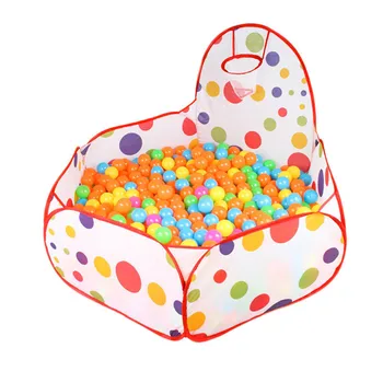

Baby Playpen piscina Children Indoor Bobo Ball Pool Play Tent Kids Safe Polka Dot Hexagon Playpen Portable Foldable Playpens