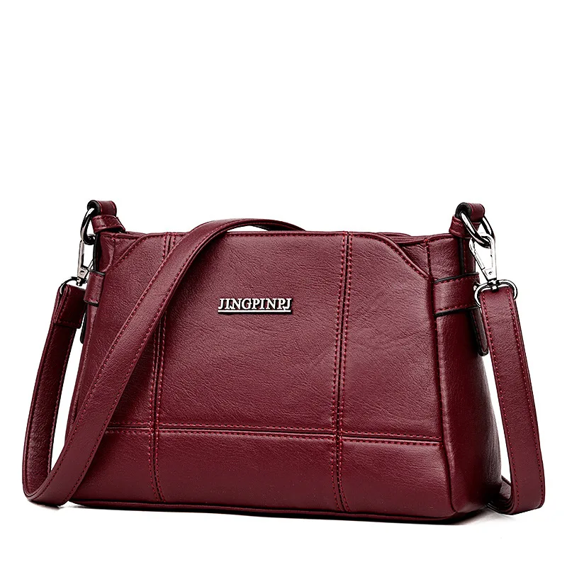 

Casual Women Leather Messenger Shoulder Bags Female Crossbody Bag High Quality Ladies Tote Bags Handbags Clutch Bolsas Femininas