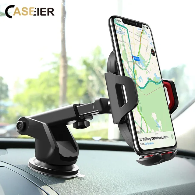 Best Offers CASEIER Windshield Mount Car Phone Holder in Car For iPhone X 360 Rotation Car Holder For Samsung S9 S8 Plus mobile Phone Stand Best Offers CASEIER Windshield Mount Car Phone Holder in Car For iPhone X 360 Rotation Car Holder For Samsung S9 S8 Plus mobile Phone Stand