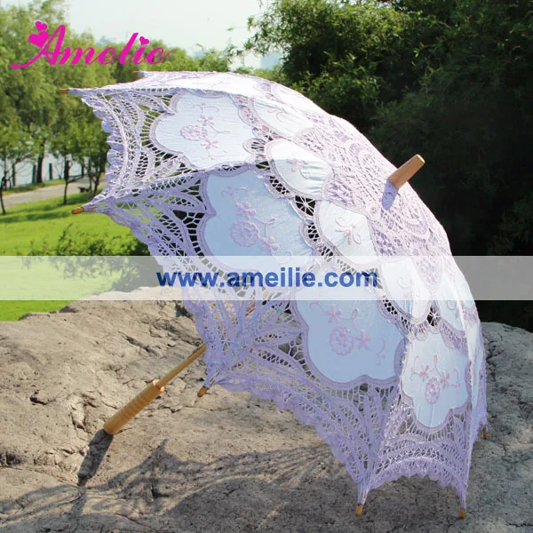 Battenberg фиолетовый свадебный зонтик