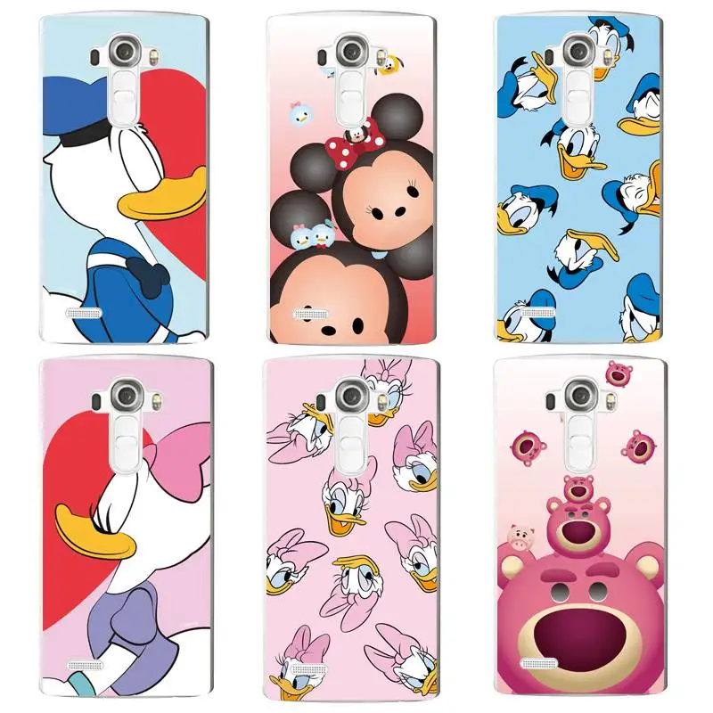 Duck Soft Clear TPU Phone Case For LG G3 G4 G5 V10 K3 K4 K5 K8 K10 2017 Free Shipping Coque Minnie Donald Bear Cute Cover | Мобильные