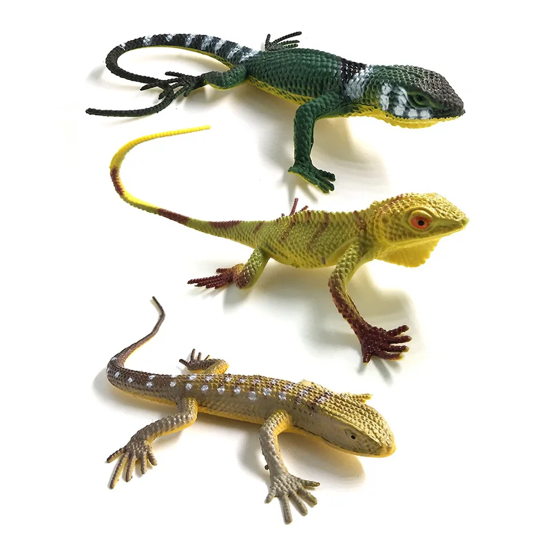 12 шт./ящерицы рептилия моделирование пластик лес диких животных модель украшения-игрушки Реалистичные ПВХ фигурка домашний Декор подарок для детей