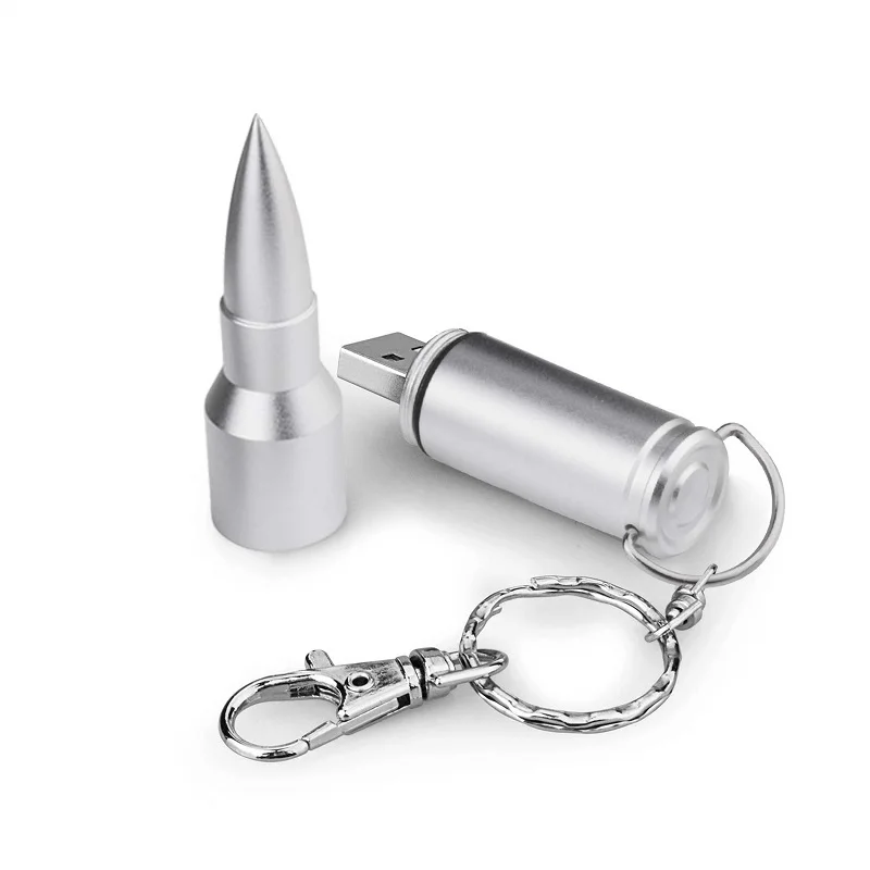 Metal 16GB 32GB Pendrive Creative Bullet USB Flash Drives 64gb Pen Drive Memory Stick For Laptop Desktop PC