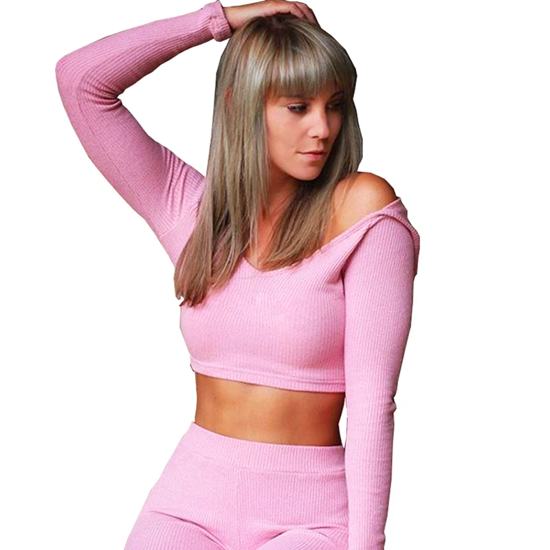 

Grandwish Women Yoga Sets Sport Wear Suit Gym Fitness Clothes for Female Body Building Gym Pants&Full Sleeve Top Sportwear,ZF013