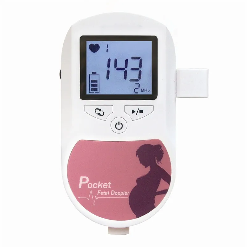 

SONOLINE C1 FREE Shipping CE&FDA Approved 3MHZ/2MHz Probe Pocket Fetal Doppler LCD Screen for Pregnancy Home/Hospital