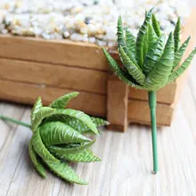 Искусственный алоэ 2 шт Искусственный суккулент цветок украшение дома цветочный пластик растение для домашнего сада Украшение