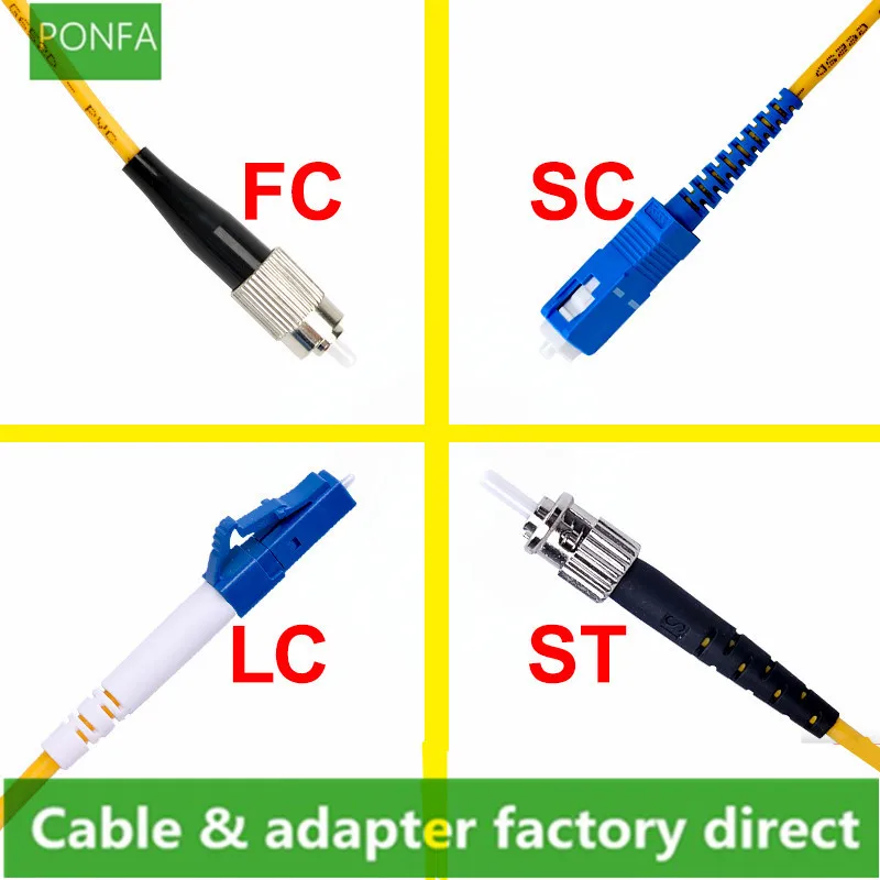 

SC to SC LC to LC ST to ST FC to FC Fiber Patch Cord Jumper Cable SM Simplex Single Mode Optic for Network 3m 5m 10m 20m 30m 50m