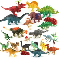 Jumbo Jurassic реалистичные динозавры Фигурки игрушки Королевство парк модели коллекция дети виниловый орнамент реалистичные фигурки