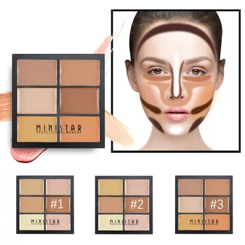 

6 Color Face Concealer Camouflage Cream Contour Palette maquillaje profesional foundation paleta Concealer profesional maquiage