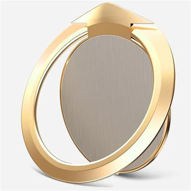 Универсальный держатель-кольцо на палец, металлическое кольцо для телефона, складная подставка, 360 Вращающийся держатель для телефона, металлическая Гальваническая подставка - Цвет: Gold 1.8mm