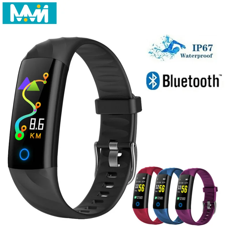 

MMN S5 Smart Bracelet Fitness Heart Rate IP68 Waterproof Blood pressure oxygen Monitor Color Screen Activity Tracker Smart Band