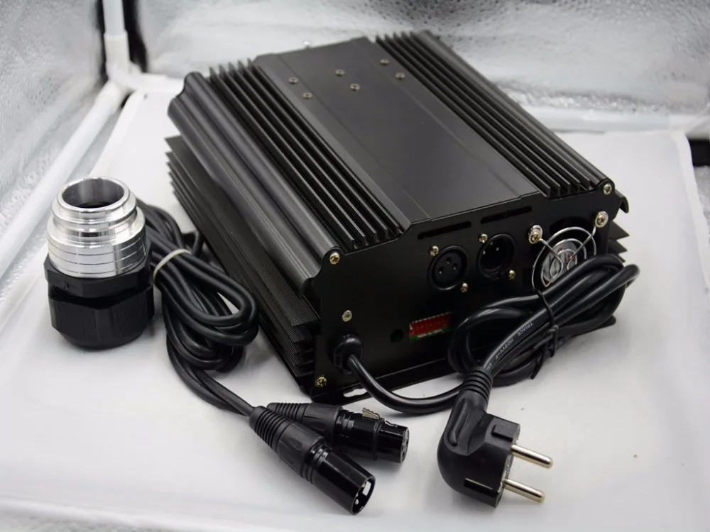 75 Вт светодиодный DMX RGB оптоволоконный двигатель вход по электронной почте сигнал