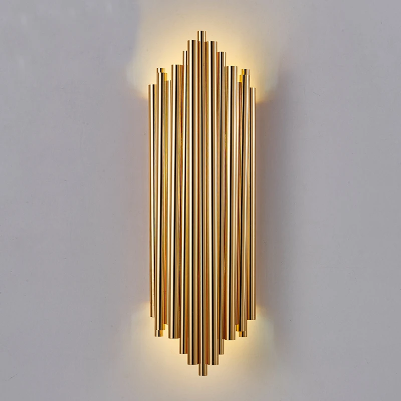

Modern Copper Wall Lamp Indoor Lighting Aluminum Wall Sconce Bedside Lamps Bedroom Beside Home Lighting Art Wall Lights D004