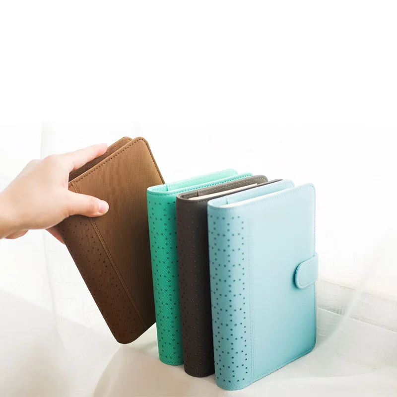 K&KBOOK 2018 New Macaron Hollow Leather Notebook Dairy Spiral Notebook A5 A6 Personal Daily Weekly Planner Agenda Organizer K&KBOOK 2018 New Macaron Hollow Leather Notebook Dairy Spiral Notebook A5 A6 Personal Daily Weekly Planner Agenda Organizer