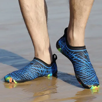 

Size 45 Adult Unisex Flat Walking Lover yoga Shoe Water Shoes Outdoor Swimming Soft Cushion Beach Seaside Diving Elastic Shoes