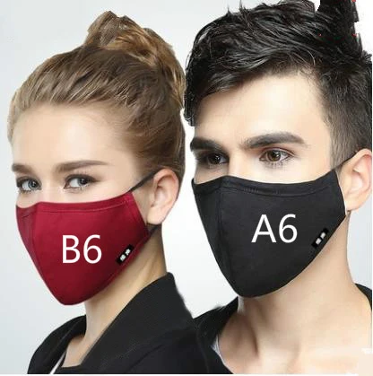 Haze защита от пыли дышащий Анти-туман дымке тепловой защитный pm2.5 активированный уголь хлопковая маска Осень-зима обувь для мужчин и женщин