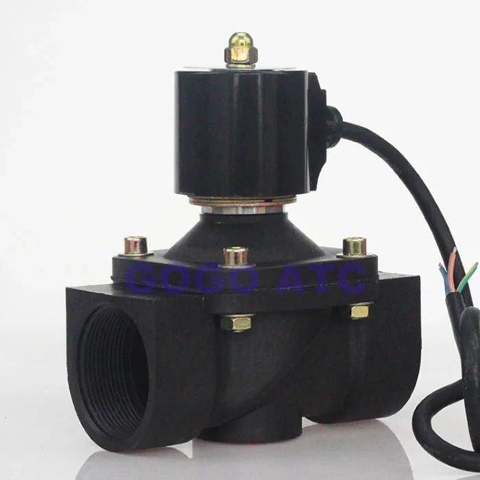 2W400-40 plastic waterproof solenoid valve 2