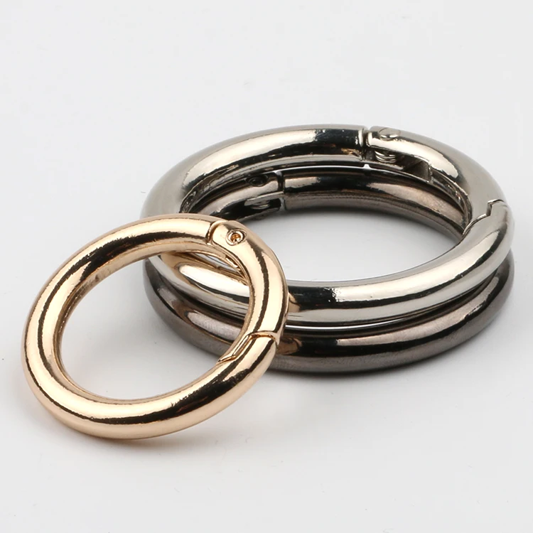 Faster Ornament Lightweight Organizers Bag Strap Metal Purse Bags Ring Hook Buckle Metal Rings
