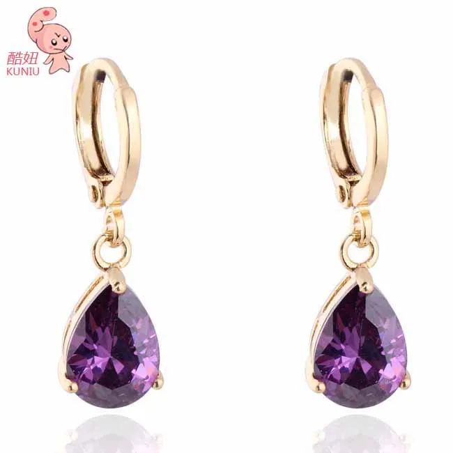 

New Arrival gol d plated Waterdrop drop earring for chrismas gift