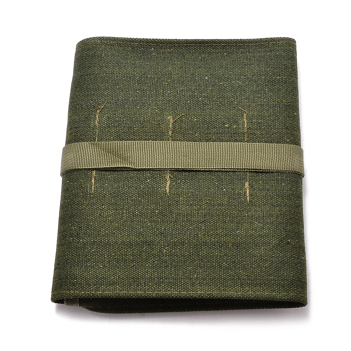 Mayitr Army Green Bonsai Storage Package Roll Bag Garden Repair Tool Pliers Scissors Canvas Tools Storage Bags