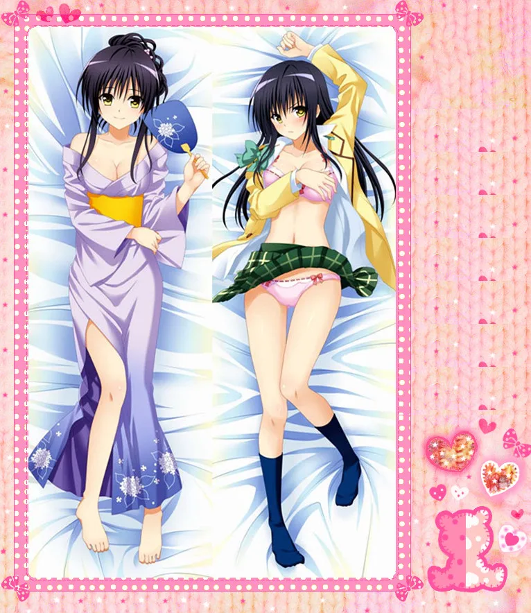 Чехол для подушки с рисунком аниме To Love Ru Dark Микан Юки двойной подушкой наволочка