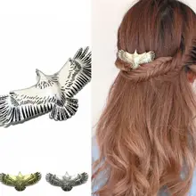 Mujeres antiguo Color Metal aleación francesa Clips para el pelo Vintage Eagle forma Animal Pigtail primavera hairtens Ponytail Holder Barrettes