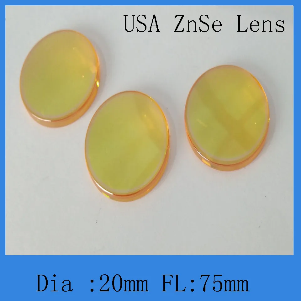 

co2 laser lens 20 mm diameter 75 mm focus lens for co2 laser cutting and engraving machine